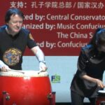 James Wright, with student Drum Ensemble, Beijing, China (July 2018), Summer Institute (“Understanding China Through Music”)
