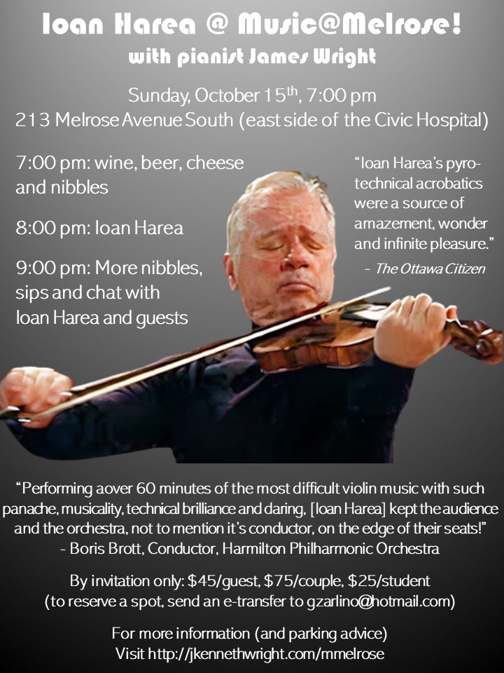 Ioan Harea - Music at Melrose - Sunday 15 October 2023