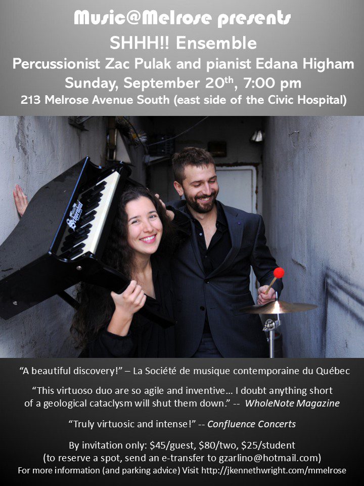 SHHH Ensemble (20 September 2026)